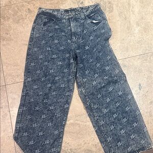 Jaded London Blue Relaxed Men Jeans